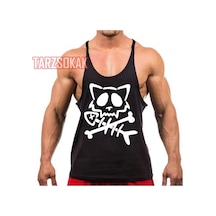 Tarzsokak Gym Tank Top Fitness Sporcu Atleti Gym23 Siyah