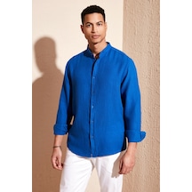 Buratti Pamuklu Regular Fit Hakim Yaka Erkek Gömlek Cf24S127702 Saks