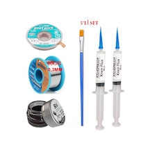 Mechanic Lehim Teli 0,3mm 40gr Havya Uc Temizleyici Rslasm Flux Ve Cp-3515 Lehim Emme Teli Seti05