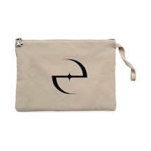 Evanescence Classic Logo Krem Clutch Astarlı Cüzdan / El Çantası Krem
