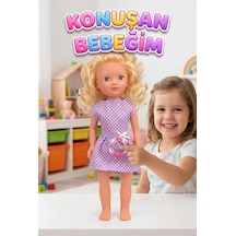 Alya Türkçe Konuşan Etkileşimli Eğitici Oyuncak Bebek 40 Cm Kafası Ve Kolları Et Bebek 77299829