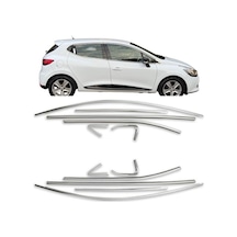 Renault Clio 4 2012--2019 Cam Çerçevesi Krom 12 Prç. P.çelik