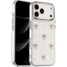 Apple  Uyumlu  iPhone 17 Pro Fiyonk Desenli Kapak Desen 5
