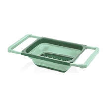 Qlux Katlanır Süzgeç Lavabo İçi Süzgeç Mutfak Kamp Karavan Katlanır Süzgeç Bpa İçermez Süzgeç Plasti Diğer