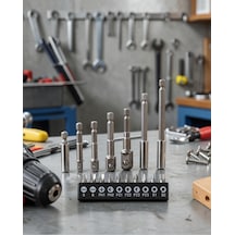 16 Parça Metal Gövdeli Çok Amaçlı Bits Seti Uczzz16lımatkapucuseti-8