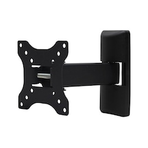 Powermaster 10-27 İnç Tek Kollu Kilitli Hareketli Tv Duvar Askı Aparatı Lcd Led Tv Monitör 25-68 Ekran Arası Uyumlu