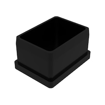 Cateksss 30x40 Mm Düz İç Profil Tapası Siyah - 58 Li Paket