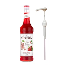 Monin Çilek Şurubu 700 ML+ Şurup Pompası