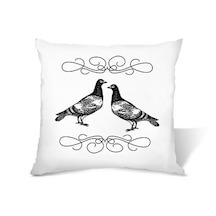 Cushion Design White Doves Yastık Kılıfı