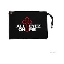 Zepplin Giyim Tupac Shakur All Eyez On Me Siyah Clutch Astarlı Cüzdan