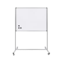 Mıknatıslı Mobil Ayaklı Beyaz Yazı Tahtası 120x150cm Beyaz