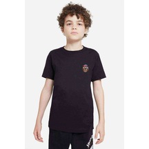 Tshirthane Ayı 3D Gözlük 3 Boyutlu Gözlük Baskılı Unisex Çocuk Siyah T-Shir