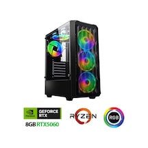 Xaser XSR1145 R5-8400F 32 GB 1 TB M.2 NVMe SSD 8 GB RTX5060 Free Dos Masaüstü Oyuncu Bilgisayarı
