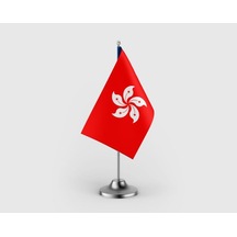 Hong Kong Tekli Saten Masa Bayrağı Seti Diğer