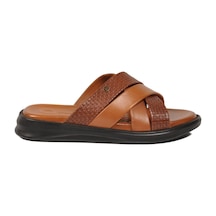 Pierre Cardin Taba Hakiki Deri Erkek Terlik Pc-7336 M