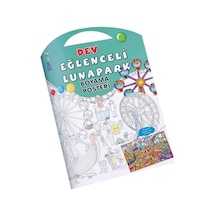 Dev Eğlenceli Lunapark - Boyama Posteri