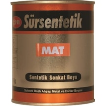 Sürsentetik Yağlı Boya Mat Siyah 3Kg