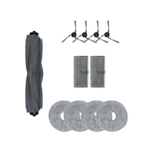 X40 Master-x40 Ultra-l40 Ultra Dreame İle Uyumlu 1 Ana Fırça 4 Yan Fırça 4 Filtre 2 Mop Genel
