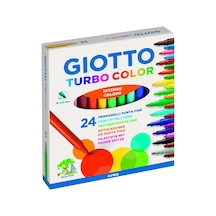 Giotto Turbo Colour Keçeli Kalem Seti 24'Lü