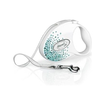 Flexi Glam Splash Ocean Beyaz 3mt Otomatik Şerit Tasma