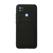 Xiaomi Redmi 9c Uyumlu Kılıf Kelvin Kartvizitli Silikon - Siyah