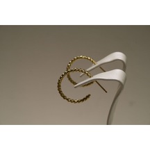 Yenigün Kuyumculuk 14 Ayar Altın Dorica Çap: 2 Cm Halka Küpe 5638