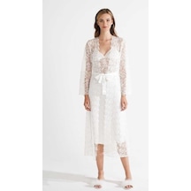 Pierre Cardin 6270 Ipek Saten 6 Lı Sabahlık Pijama Set Takım