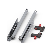 Smart Slide Tam Açılım 350Mm Gri
