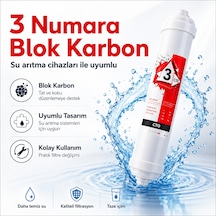 3 Numara Premium Blok Karbon Su Arıtma Filtresi 408694548