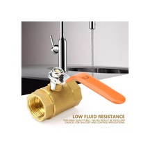 Aubyhe 1 Adet Dn20 3/4"bsp Bakır Kuru Valf, 1.6mpa, Suya Yağa Gaz Uygun, Hızlı Açma-kapama, Dayanıklı Ve Rustsuz