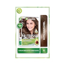 Garnier Nutrisse Yoğun Besleyici Kalıcı Krem Saç Boyası 6 Koyu Kumral