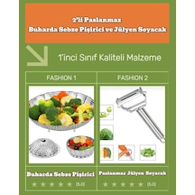 2'li Meyve Sebze Soyacağı Jülyen Ve Sebze Pişirici
