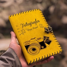 Fotoğrafçıya İsme Özel Deri Defter