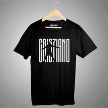 Cristiano Ronaldo Siyah Tişört Siyah