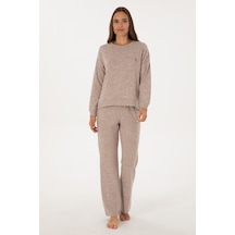 U.s. Polo Assn. Kadın Camel Pijama Takım 50318898-vr015 Camel
