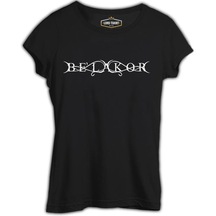 Belakor - Logo Siyah Kadın Tshirt 001