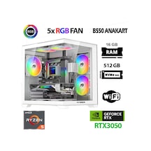 Xaser Narnia X60 R5 5500 16 GB 512 GB M.2 Nvme SSD RTX3050 Free Dos Masaüstü Oyuncu Bilgisayarı Xaser Narnia X60 R5 5500 16 GB 512 GB M.2 Nvme SSD RTX3050 Free Dos Masaüstü Oyuncu Bilgisayarı