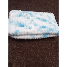 Puffy Erkek Bebek Battaniyesi - Mavi