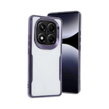 Uryport Xiaomi Redmi Note 14 Pro Plus Kılıf Boyi Silikon Kapak - Derin Mor