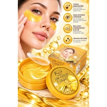 3b Trend Rose 24k Gold 60'lı Göz Altı Maskesi Aydınlık, Nemli Ve Pürüzsüz Göz Çevresi Görünümü