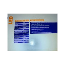 Ledmaks Siyah Led Yarım Ay Aplik 6500k Beyaz Işık