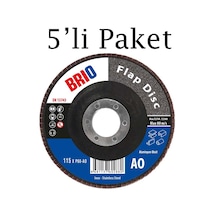 Brio Flap Disk 115xp60 Ao 5'li Paket