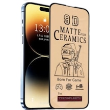 Apple Uyumlu iPhone 13 Promax Mat Seramik Nano Kırılmaz Ekran Koruyucu - Anti Static - Parmak İzi Bırakmaz