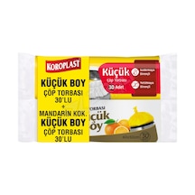 3 Adet Koroplast Güçlü Küçük Boy + Mandarin Küçük Boy Çöp Torbası 2'li