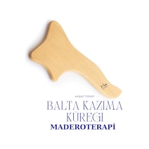 1sen Art & Beauty Maderoterapi Kazıma Küreği Balta Ahşap Masaj Aleti