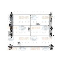 Gva Radyatör Opel Insıgnıa 2.0 Cdti 08 Otom.şanz. Klimalı