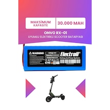 Onvo Rx-01 Uyumlu Batarya Maksimum Kapasite 48v 30.000mah Elektrikli Scooter Bataryası Çok Renkli