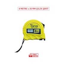 Profesyonel Şerit Metre 8 X 25 Mm