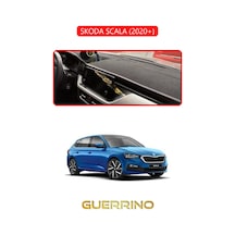 Skoda Scala - Kamıq 2020+torpido Koruma Halısı Kırmızı Kenar