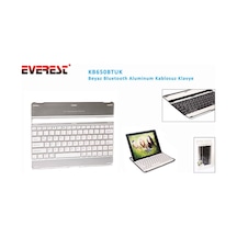 Everest KB650BTUK Bluetooth Aluminum Multimedya Kablosuz Q Klavye